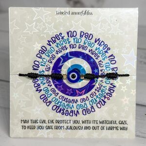 No Bad Vibes Evil Eye Bracelet